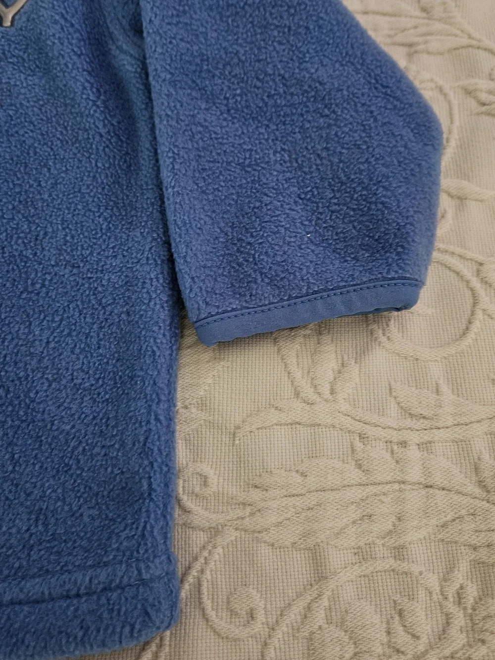Old Navy Kids Blue Fleece Quarter-Zip Pullover